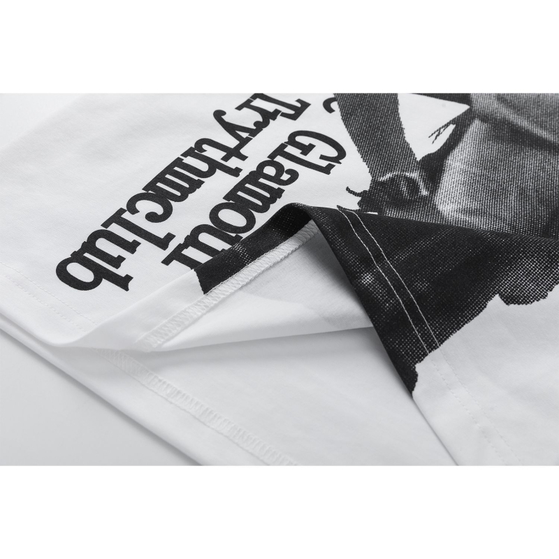 Tricou cu mânecă scurtă și guler mic, pentru bărbați și femei, cu figurină de înaltă calitate, 27210 American 2025, versiunea mică, design Tussolona