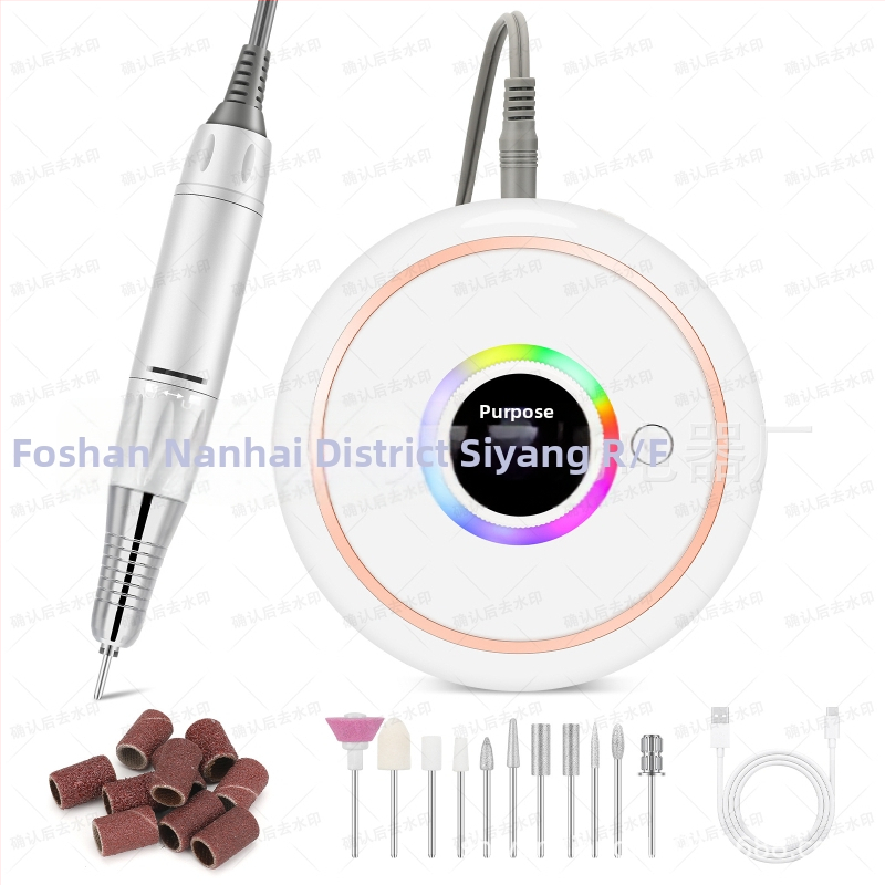 2025 Нов комплект S04 Cross-Border, кръгъл преносим лак за нокти