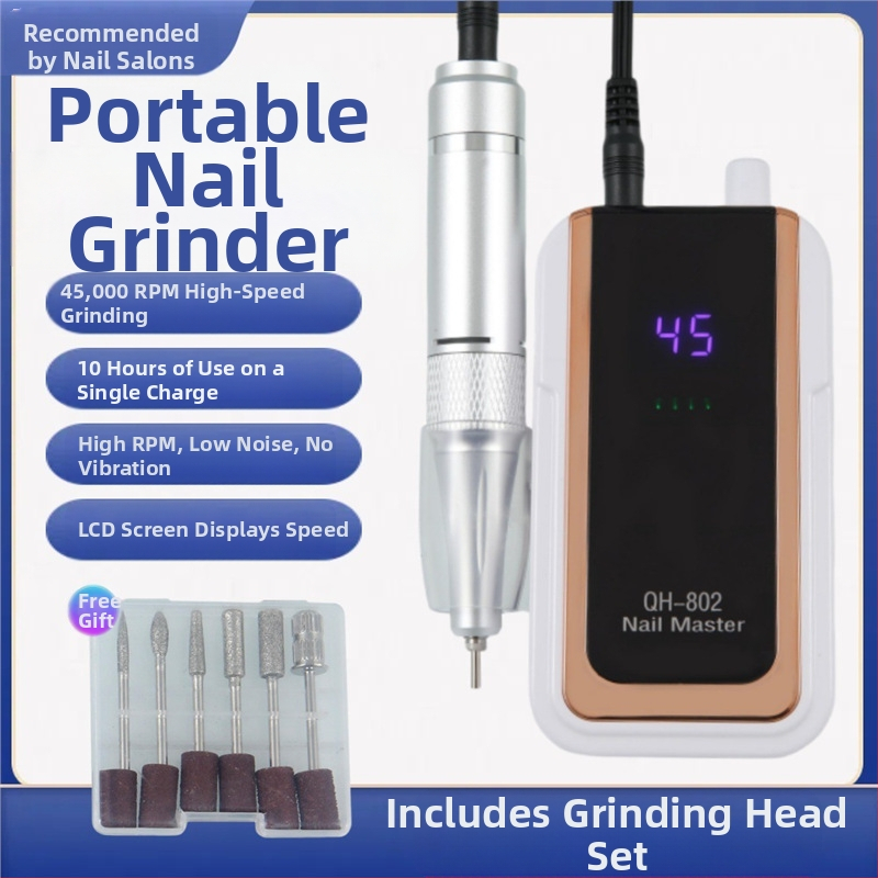 Ximei Qh-802 kaasaskantav küüneveski spetsiaalne eeltöötlusega elektriline küünte eemaldamise ja surnud naha maniküüri masin