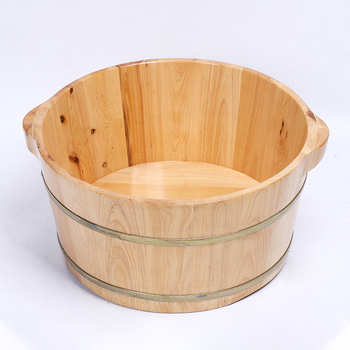 Tiesiogiai patvirtintas gamintojo, kedro medienos kibiras pėdų voniai, pirties vonios praustuvas pėdų voniai, medžio masyvo izoliacija, akupunktūros masažo medinis kibiras didmeninė prekyba