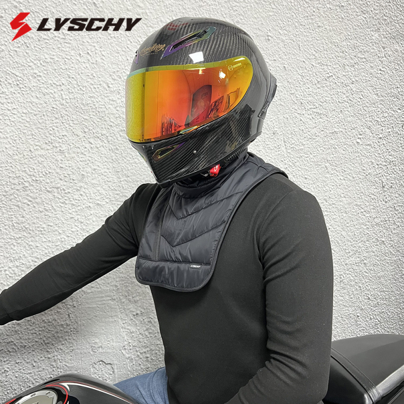 LYSCHY Thunder Wing žieminis motociklo šalikas, šiltas, vandeniui atsparus, vėjui atsparus, daugiafunkcis, nešiojamas kaklo apdangalas, kaklo apdangalas