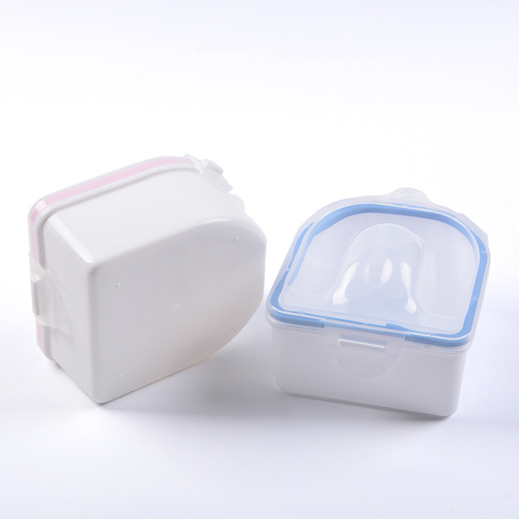 Dvisluoksnis burbulinis dubenėlis nagams Manikiūro valymas Nagų minkštinimas Šveitiklis Ragenų priežiūra Tankinimas Praustuvas