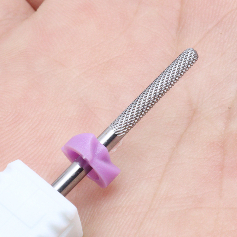 Maža volframo plieno nagų poliravimo galvutė pašalina nagus, negyvą odą, graviravimo šlifuoklis, rotacinė dildė, skėčio formos manikiūro įrankis (naujas)