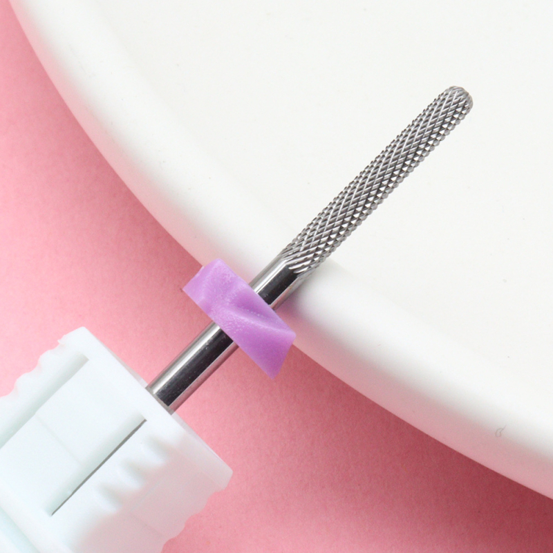 Maža volframo plieno nagų poliravimo galvutė pašalina nagus, negyvą odą, graviravimo šlifuoklis, rotacinė dildė, skėčio formos manikiūro įrankis (naujas)