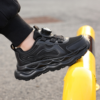 Λευκά Παπούτσια Παιδικά Αθλητικά Παπούτσια 2025 Άνοιξη Νέα Αγόρια Παπούτσια Τρεξίματος με Γκρι Διχτυωτό Υλικό Ελαφριά Μαθητές Δημοτικού Αναπνέοντα