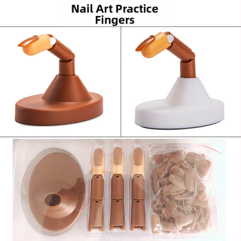 Tarpvalstybinė nagų dailės praktika, mechaniniai protezai, rankos sąnarys, pirštas, pradedantiesiems skirta praktikos veikla, piršto diržas, pagrindas