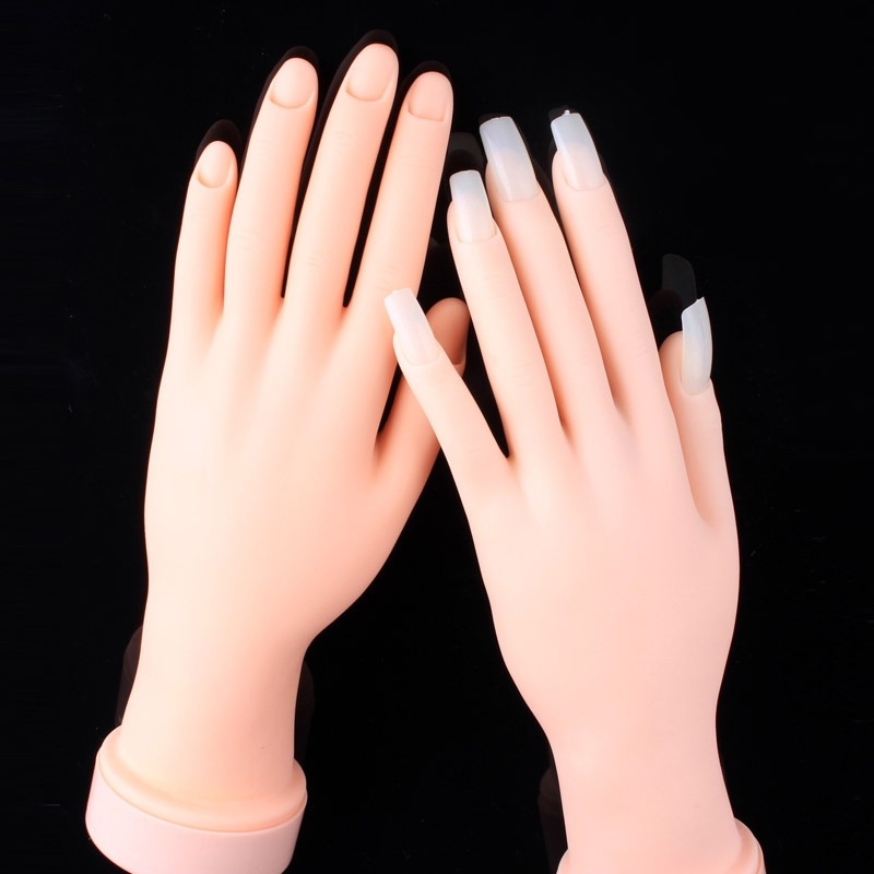 Nagų dailės praktikos netikra ranka lanksčios nagų dailės netikra ranka nagų dailės praktika netikra ranka netikra delninė