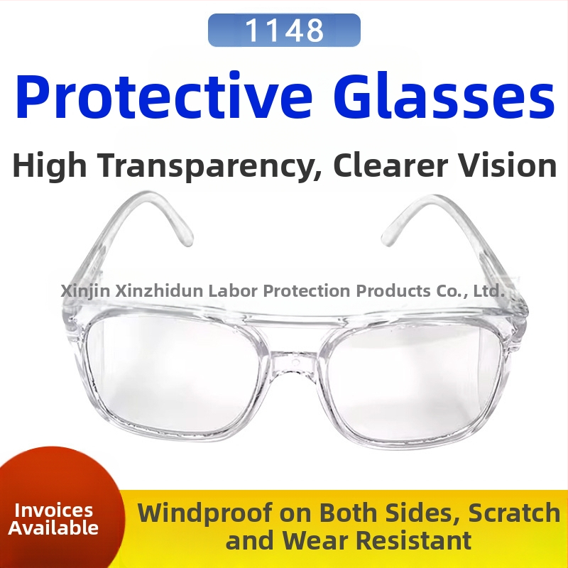 Ochelari de protecție 1148 ochelari anti-impact anti-stropire ochelari de protecție rezistenți la vânt nisip transparent ochelari de protecție a ochilor ochelari de protecție anti-praf ochelari de protecție a muncii