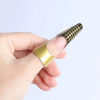 Nagų dailės popierius, kristalų fototerapija, nagų priauginimas, pirštų atramėlė, pasagos formos, kvadratinis popierius, pirštų atramėlė, 500 vnt. ritinėlyje