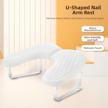 „Cross-Border Uh9“ nagų salono U formos manikiūro pagalvė rankoms, rusiško stiliaus, drugelio formos, minkšta, minkšta, prabangi.