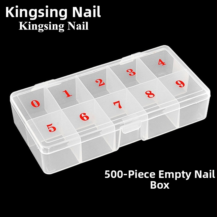 500 naela tühi karp küünekunsti jaoks tühi karp küünekunsti ehtekarp hoiukarp küünekunst tühi küünekunsti küünekunsti karp