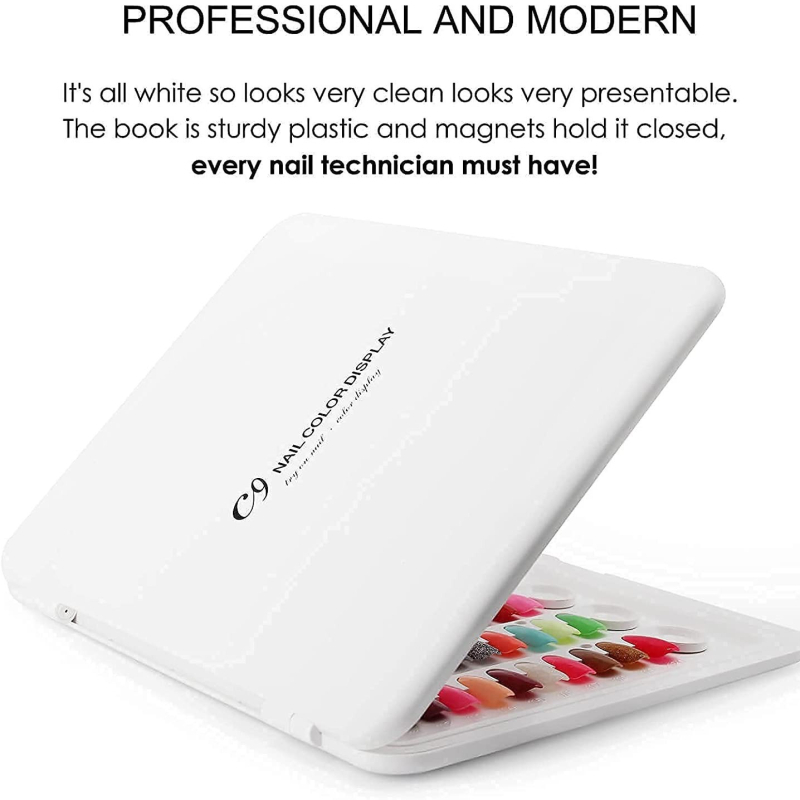 „Source Factory Cross-Border“ 120 spalvų kortelių knyga, užrašų knygelės stiliaus, sulankstoma ir nuimama, laisvai derinama nagų spalvų knyga, tarpvalstybinis, karštas išpardavimas