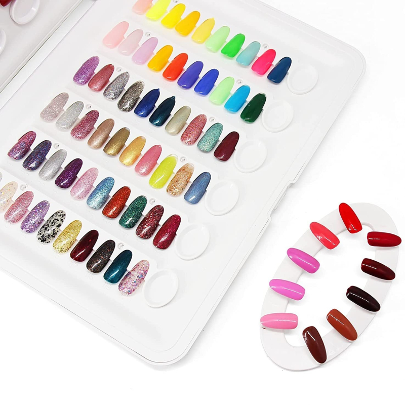 „Source Factory Cross-Border“ 120 spalvų kortelių knyga, užrašų knygelės stiliaus, sulankstoma ir nuimama, laisvai derinama nagų spalvų knyga, tarpvalstybinis, karštas išpardavimas