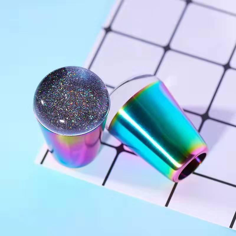 Naujas lazerinis magiškas spalvotas nagų dailės silikoninis sandarinimo įrankis nagų dailės sandarinimo įrankių rinkinys, skirtas grandiklio nagų dailės sandarinimui