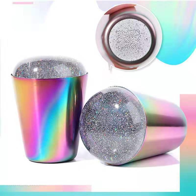 Naujas lazerinis magiškas spalvotas nagų dailės silikoninis sandarinimo įrankis nagų dailės sandarinimo įrankių rinkinys, skirtas grandiklio nagų dailės sandarinimui