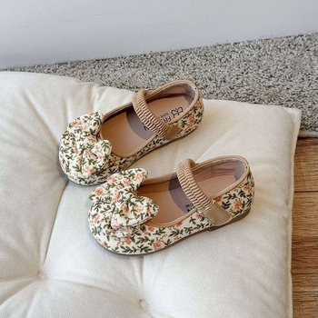 Meiteņu ādas apavi, bērnu jaunās pavasara un rudens mīkstās zoles princeses kurpes, moderni bērnu apavi, neslīdoši mazu meiteņu apavi