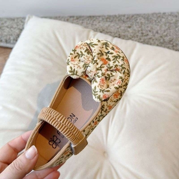 Meiteņu ādas apavi, bērnu jaunās pavasara un rudens mīkstās zoles princeses kurpes, moderni bērnu apavi, neslīdoši mazu meiteņu apavi