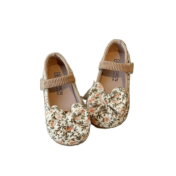Meiteņu ādas apavi, bērnu jaunās pavasara un rudens mīkstās zoles princeses kurpes, moderni bērnu apavi, neslīdoši mazu meiteņu apavi