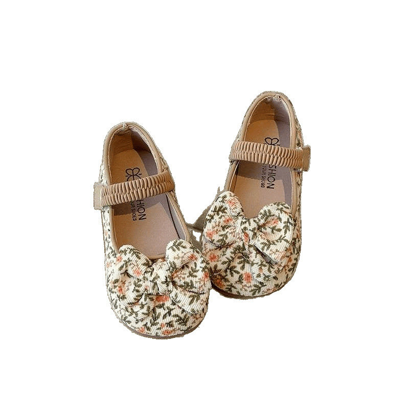 Meiteņu ādas apavi, bērnu jaunās pavasara un rudens mīkstās zoles princeses kurpes, moderni bērnu apavi, neslīdoši mazu meiteņu apavi