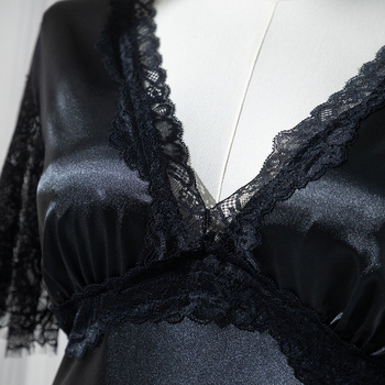 2025. aasta uus moodne siidist öösärk, naiste lihtne seksikas kerge luksuslik mugav vabaaja kodukleit välisriietuseks