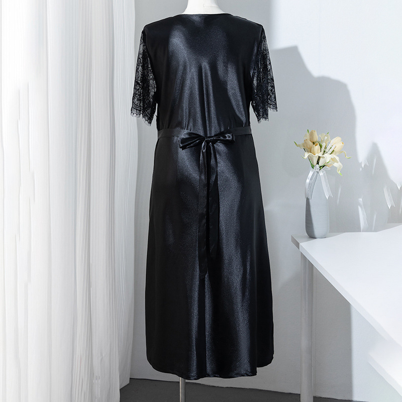 2025. aasta uus moodne siidist öösärk, naiste lihtne seksikas kerge luksuslik mugav vabaaja kodukleit välisriietuseks