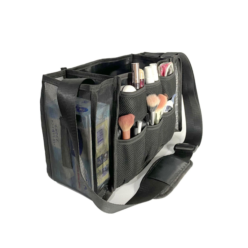 Profesionalus makiažo rinkinys vizažistams, dirbantiems vietoje, įskaitant plaukų garbanojimo žnyplių ir aksesuarų laikymo vietą