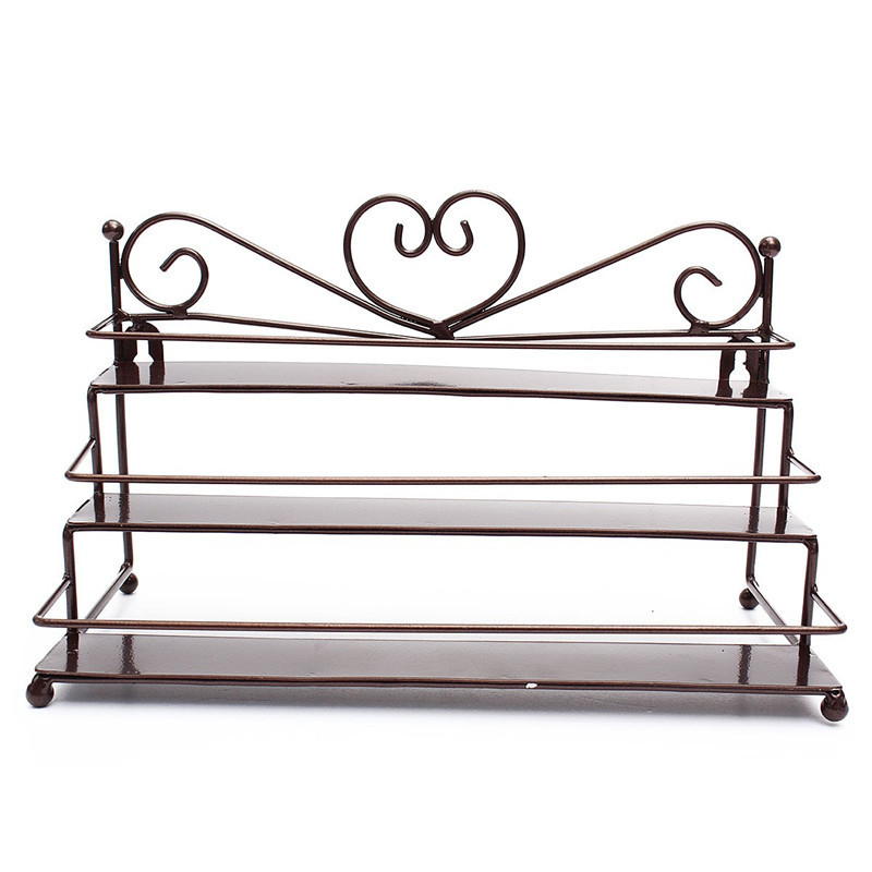 „Jiahua“ nagų lako lipnus demonstracinis stovas, geležinis nagų lako laikymo stovas, kopėčių tipo trijų sluoksnių kvepalų stovas, lūpų blizgesio stovas, lūpų dažų stovas