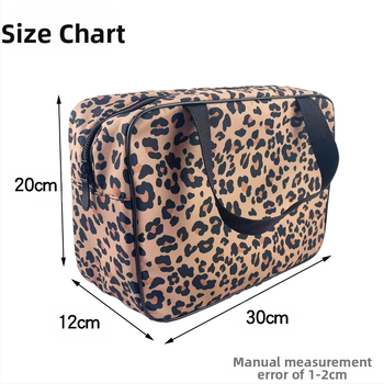 Leopardo rašto prausimosi krepšys moterims, didelės talpos vonios krepšys vyrams, nešiojamas vonios krepšys kelioninėms durelėms, nešiojamas vonios krepšys vonios krepšys