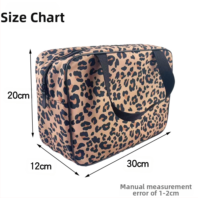 Чанта за баня с леопардов принт, дамска чанта за баня с голям капацитет, мъжка преносима чанта за баня за пътуване, преносима кошница за баня, кошница за баня