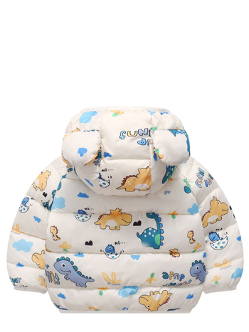 Νέα αναζωογονητικά ρούχα από βαμβάκι με κινούμενα σχέδια για αγόρια και κορίτσια, ζεστά βαμβακερά ρούχα για παιδιά, μπουφάν και μπλούζες με βαμβακερή επένδυση για μωρά και βρέφη