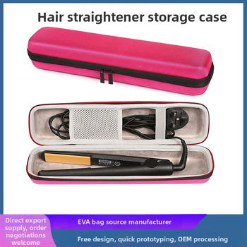 Персонализирана чанта за изправяне на коса Eva, кутия за съхранение на маша за коса, преносима чанта за сешоар, кутия за съхранение при пътуване
