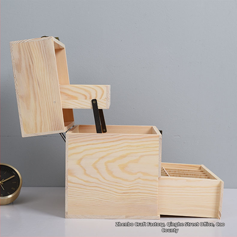 Сгъваема кутия за етерични масла, трислойна, 59-отделения, дървена кутия за съхранение на етерични масла, сгъваема кутия за козметични продукти, дървена кутия за съхранение