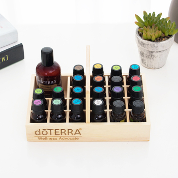 Koka ēterisko eļļu uzglabāšanas koka kaste doterra dotteri roku grozs rūtainais displeja statīvs priedes ēterisko eļļu kaste