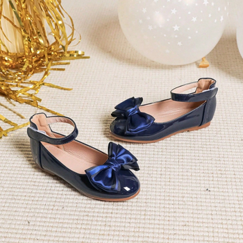 Pārrobežu ārējās tirdzniecības korejiešu stila eleganti bantīšu princeses apavi, modes universāli mazas meitenes plakani vienkārtas apavi mazas ādas apavi meitenēm