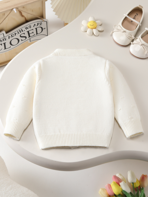 2025. gada pārrobežu meiteņu vienkrāsains apaļa kakla kardigans ar augšdaļu, bērnu trikotāžas džemperis, bungu soma, korejiešu stilā