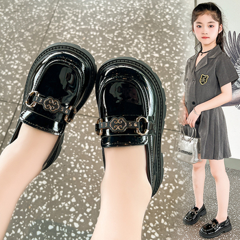 Meiteņu vienkrāsaini mazi ādas apavi pavasarim, jauns stils mazām meitenēm, vienkāršs stils lieliem bērnu princeses apaviem