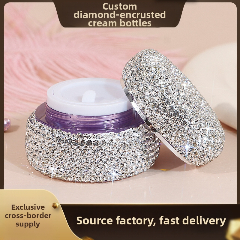 Nova visokokvalitetna prijenosna putna bočica za losion od podloge, visokokvalitetna bočica za kremu za šminku od bijelog dijamanta