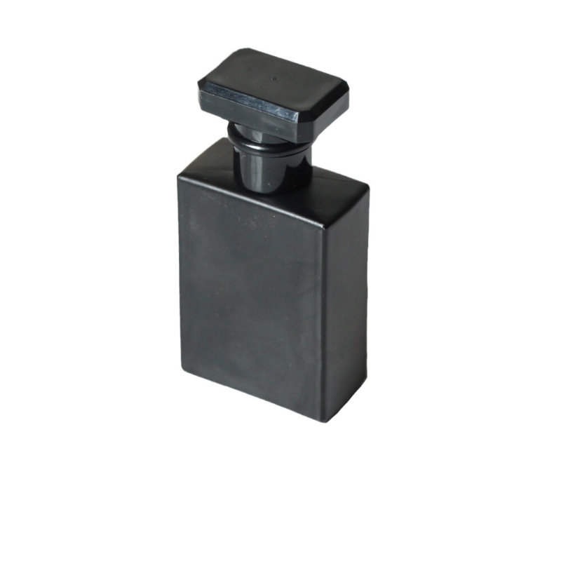 Prancūziškas permatomas nešiojamas stiklinis kvepalų buteliukas, perpakuotas stiklinis buteliukas, kelioninis preso buteliukas, matinis purškiamas tuščias buteliukas