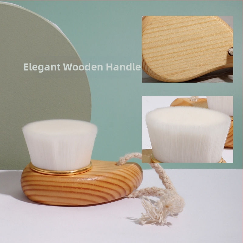 Piiriülene kuummüük Amazonist puidust käepidemega näopesuhari männipuidust käsitsi näopesuhari multifunktsionaalne puhastushari