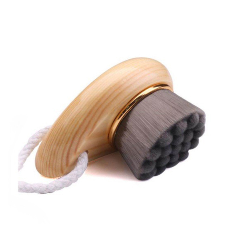 Tarpvalstybinis karšto pardavimo „Amazon“ medinis rankenos veido plovimo šepetėlis iš pušies medinio rankinio veido plovimo šepetėlio, daugiafunkcis valomasis šepetėlis