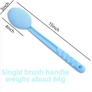 Четка за вана не иска помощ, четка за гръб, кърпа за баня, артефакт за баня с дълга дръжка, четка за вана за разтриване на гръб, едностранно подвижна