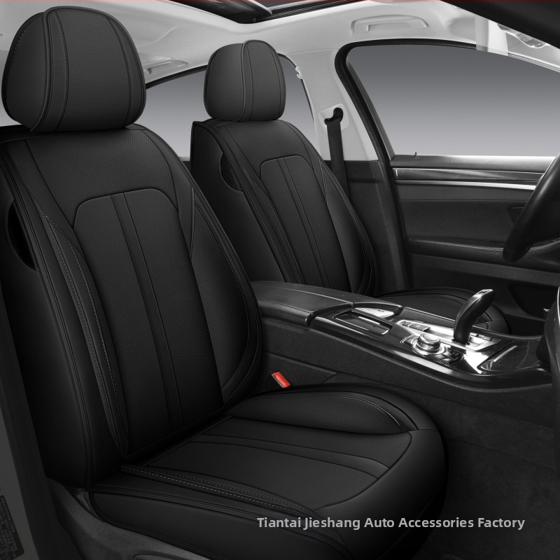Нова универсална кожена възглавница за автомобилна седалка за четири сезона, универсален калъф за петместна автомобилна седалка, фабрични директни продажби, могат да изпращат B-01