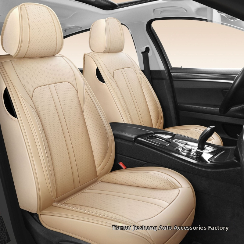 Нова универсална кожена възглавница за автомобилна седалка за четири сезона, универсален калъф за петместна автомобилна седалка, фабрични директни продажби, могат да изпращат B-01