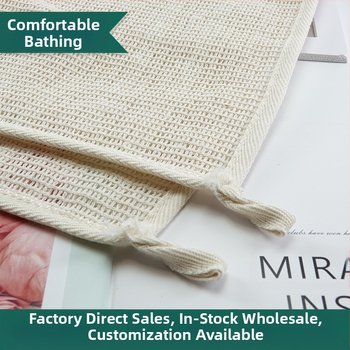 Персонализирана памучна кърпа с мехурчета от рами, ексфолираща за лице, универсална малка квадратна кърпа за баня