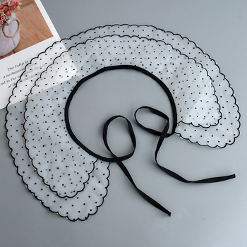 Άνοιξη και Φθινόπωρο Νέο Μοντέρνο Στυλ Ακουστικών Edge Court Style Small Shawl False Collar