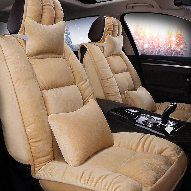 Zimný nový autosedačka z páperovej bavlny, all-inclusive, poťah na sedadlo, zahustená bavlnená podložka priamo z výroby E84