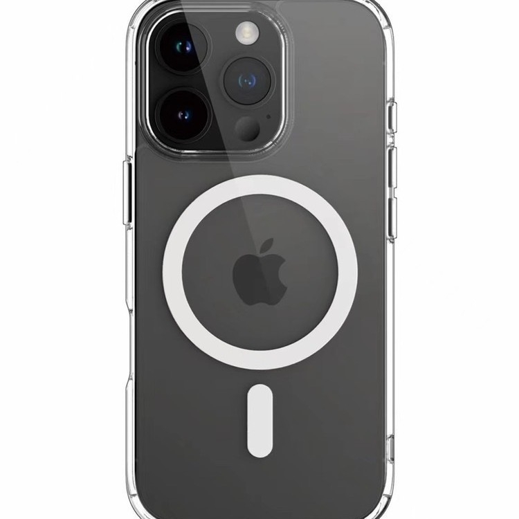 iPhone16 Crystal Shield magnētiskais piesūcekņa telefona maciņš Apple Mate70Pro aizsargapvalkam TPU augstas caurlaidības PC aizmugurējai plāksnei