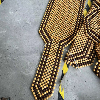 Rūpnīcas vairumtirdzniecības vasaras koka pērlīšu automašīnas spilvens Elpojošs masāžas spilvens Eksporta koka pērlītes Elpojošs automašīnas spilvens