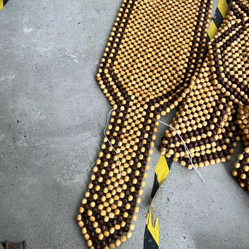 Gamyklos didmeninė prekyba vasarinėmis medinėmis karoliukų automobilio pagalvėlėmis, kvėpuojančiomis masažinėmis pagalvėlėmis, eksportuojamomis medinėmis karoliukų automobilio pagalvėlėmis