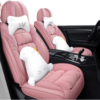 Specialus „Haoying“ automobilio sėdynės užvalkalas, žieminė sėdynės pagalvėlė, viskas įskaičiuota, visiškai apsupta pliušinė sėdynės pagalvėlė, speciali 2023 m., naujas stilius